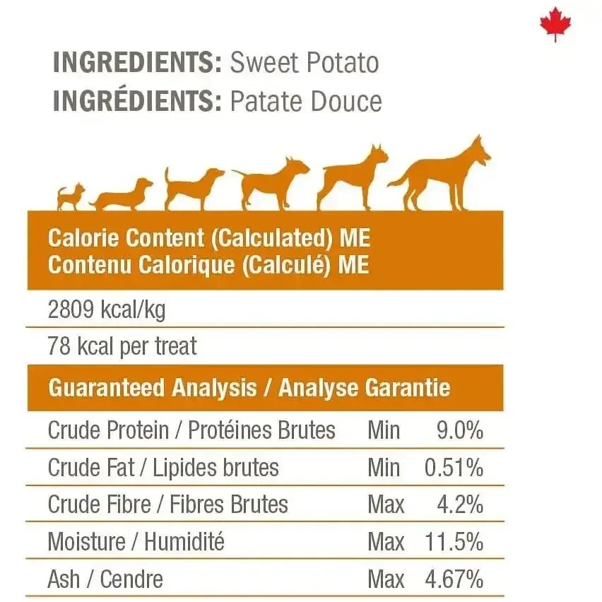 Crumps' Naturals Sweet Potato Chews For Dogs - Talis Us