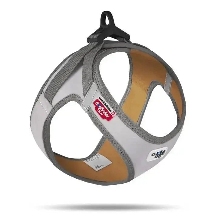 Curli Glow Clasp Vest Reflective Dog Harness Grey - Talis Us