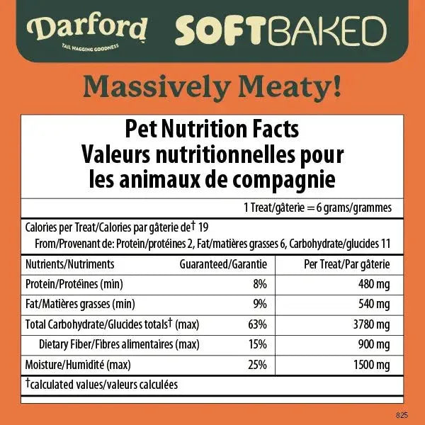 Darford Soft Baked Massively Meaty Dog Treat - Talis Us