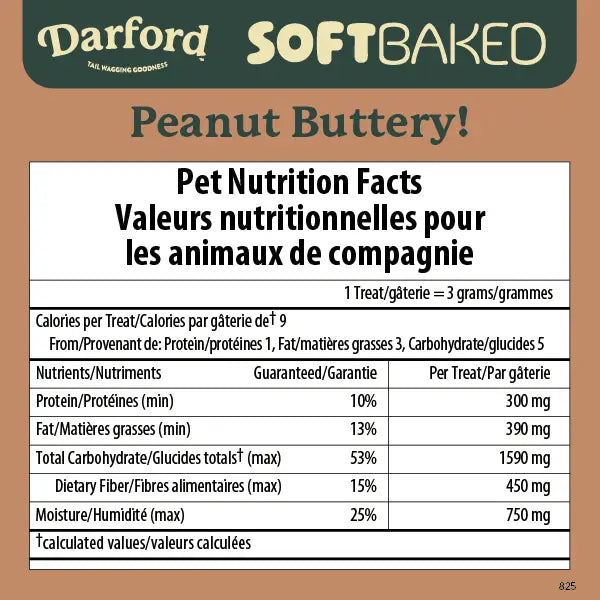 Darford Soft Baked Peanut Buttery Dog Treats - Talis Us