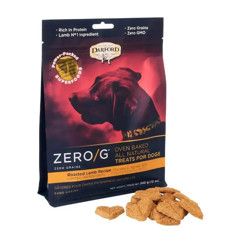Darford® ZERO/G Roasted Lamb Oven Baked Dog Treats 12 Oz - Talis Us