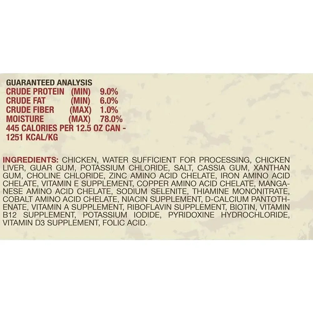 Dave's Pet Food™ 95% Premium Meat™ Grain Free Chicken & Chicken Liver Dog Food 13 Oz x 12 Count - Talis Us