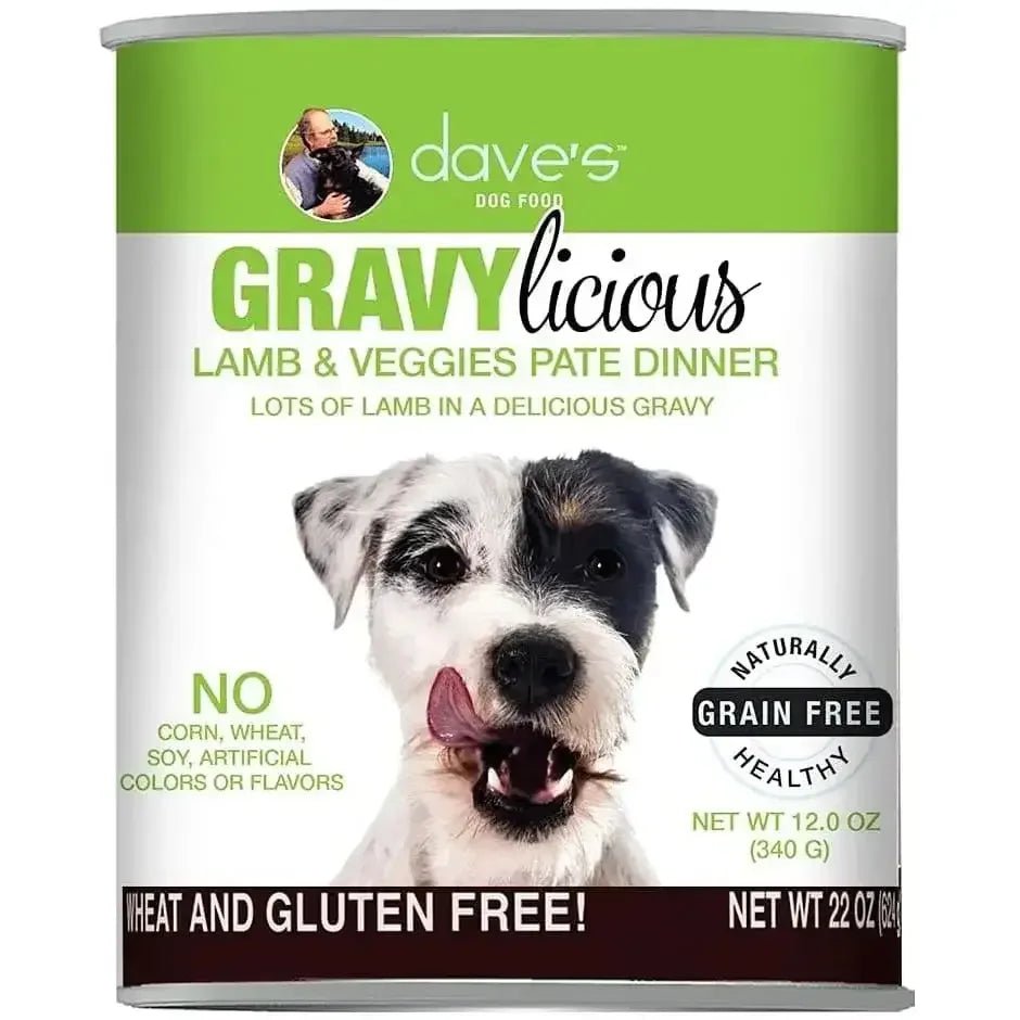 Dave's Pet Food™ Grain Free Gravylicious Lamb & Veggies Pate Dinner. Lots of Lamb in a Delicious - Talis Us
