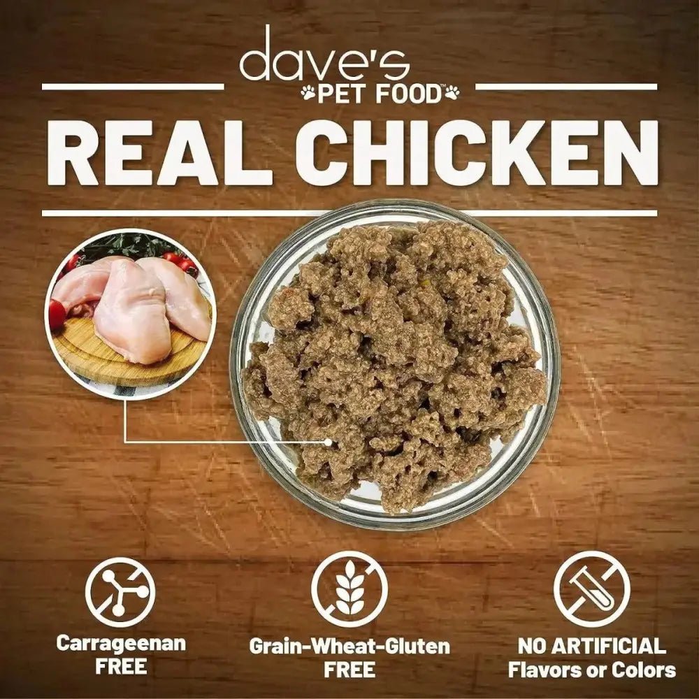 Dave's Pet Food Naturally Healthy Chicken Dinner Grain - Free Wet Cat Food 22oz/ 12ct - Talis Us