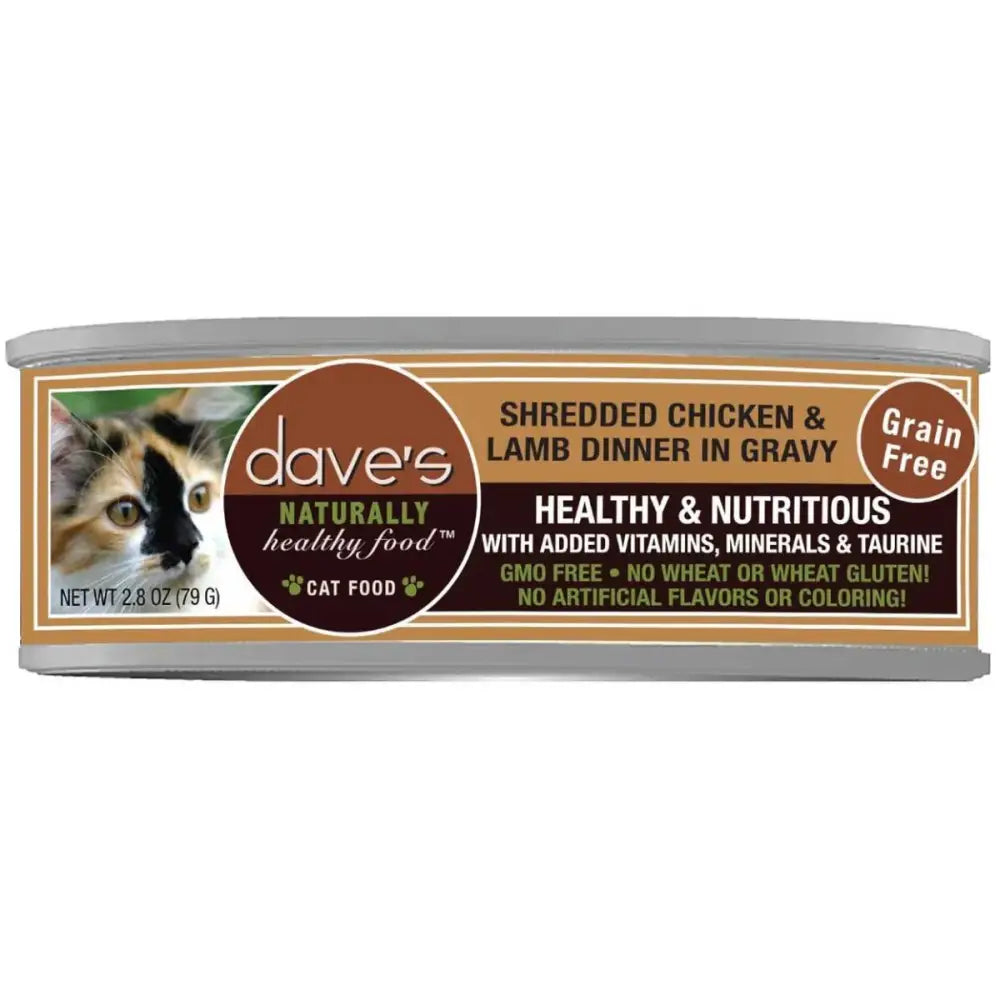 Dave's Pet Food Naturally Healthy Grain - Free Dinner in Gravy Wet Cat Food case of 24 - Talis Us