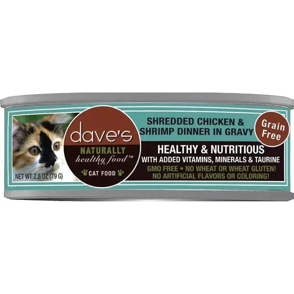 Dave's Pet Food Naturally Healthy Grain - Free Dinner in Gravy Wet Cat Food case of 24 - Talis Us