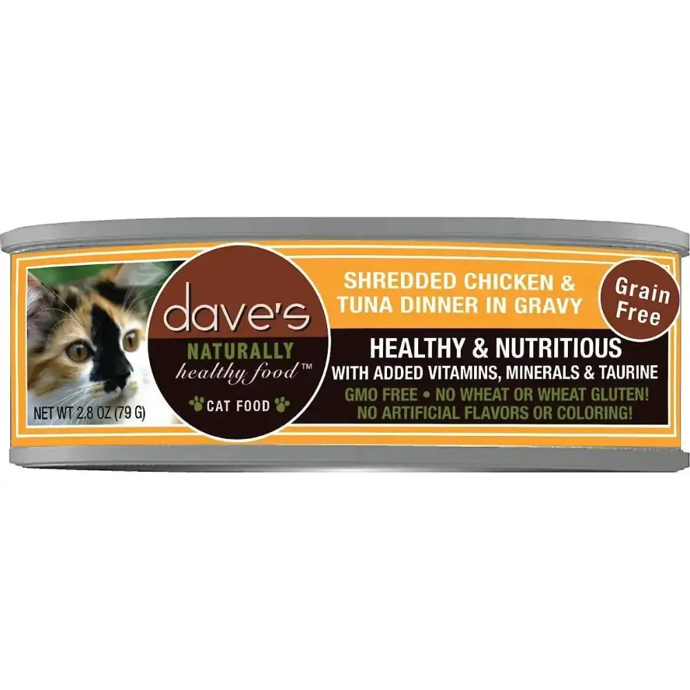 Dave's Pet Food Naturally Healthy Grain - Free Dinner in Gravy Wet Cat Food case of 24 - Talis Us