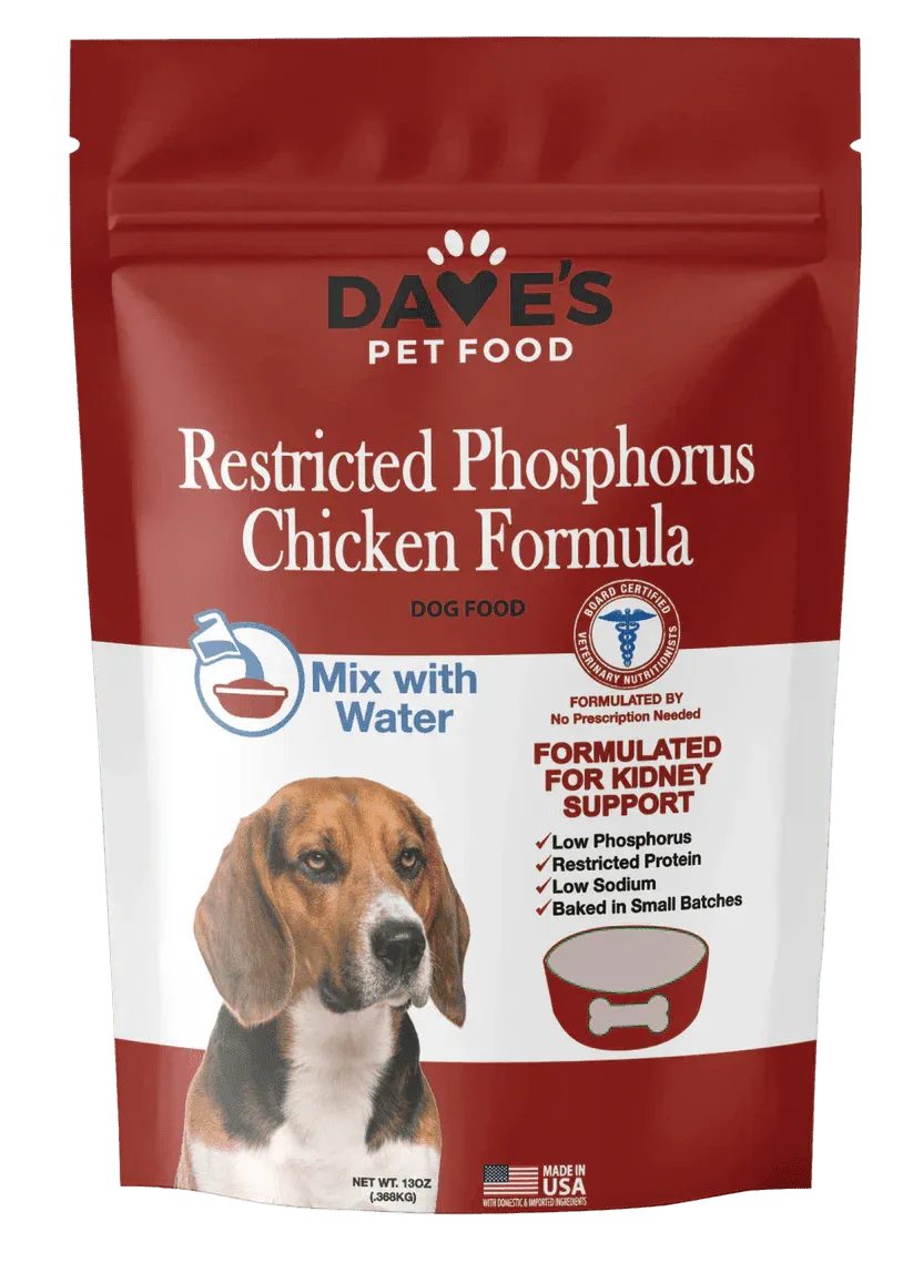 Dave's Pet Food Restricted Phosphorus Dog Food, 13oz - Talis Us