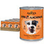 Dave's wet dog food chicken dinner in a 13.2oz can featuring a happy dog on the label