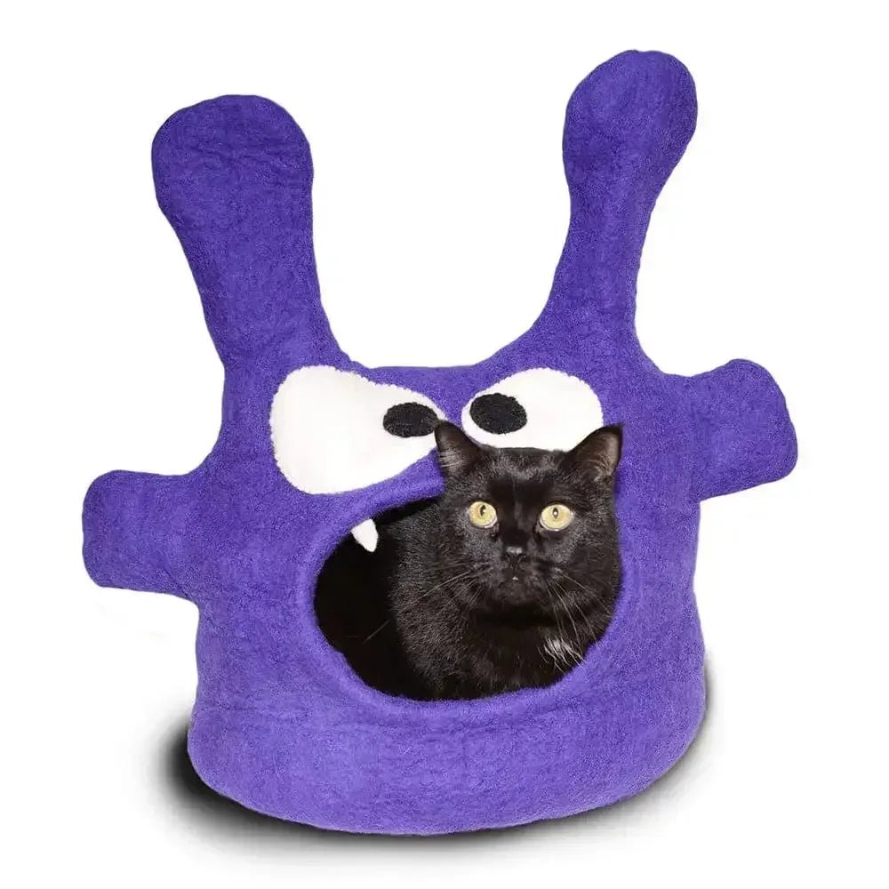 Dharma Dog Karma Cat Wool Pet Cave, Monster, Small Dogs & Cat Bed - Talis Us
