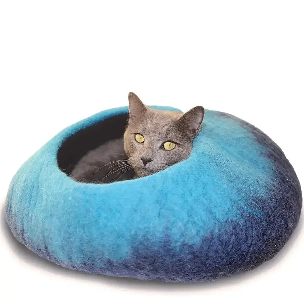 Dharma Dog Karma Cat Wool Pet Cave, Ombre, - Talis Us