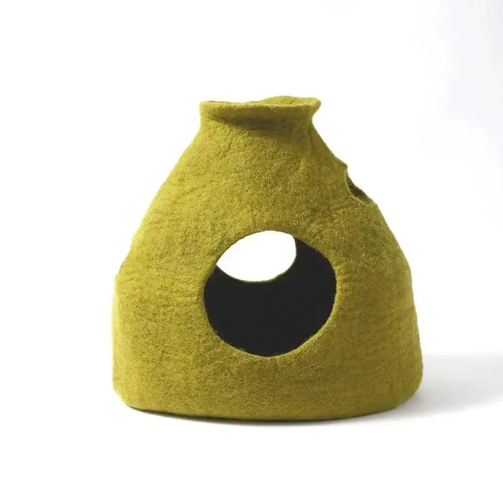Dharma Dog Karma Cat Wool Pet Cave Purr - a - Boo Small Dogs & Cat Bed - Talis Us