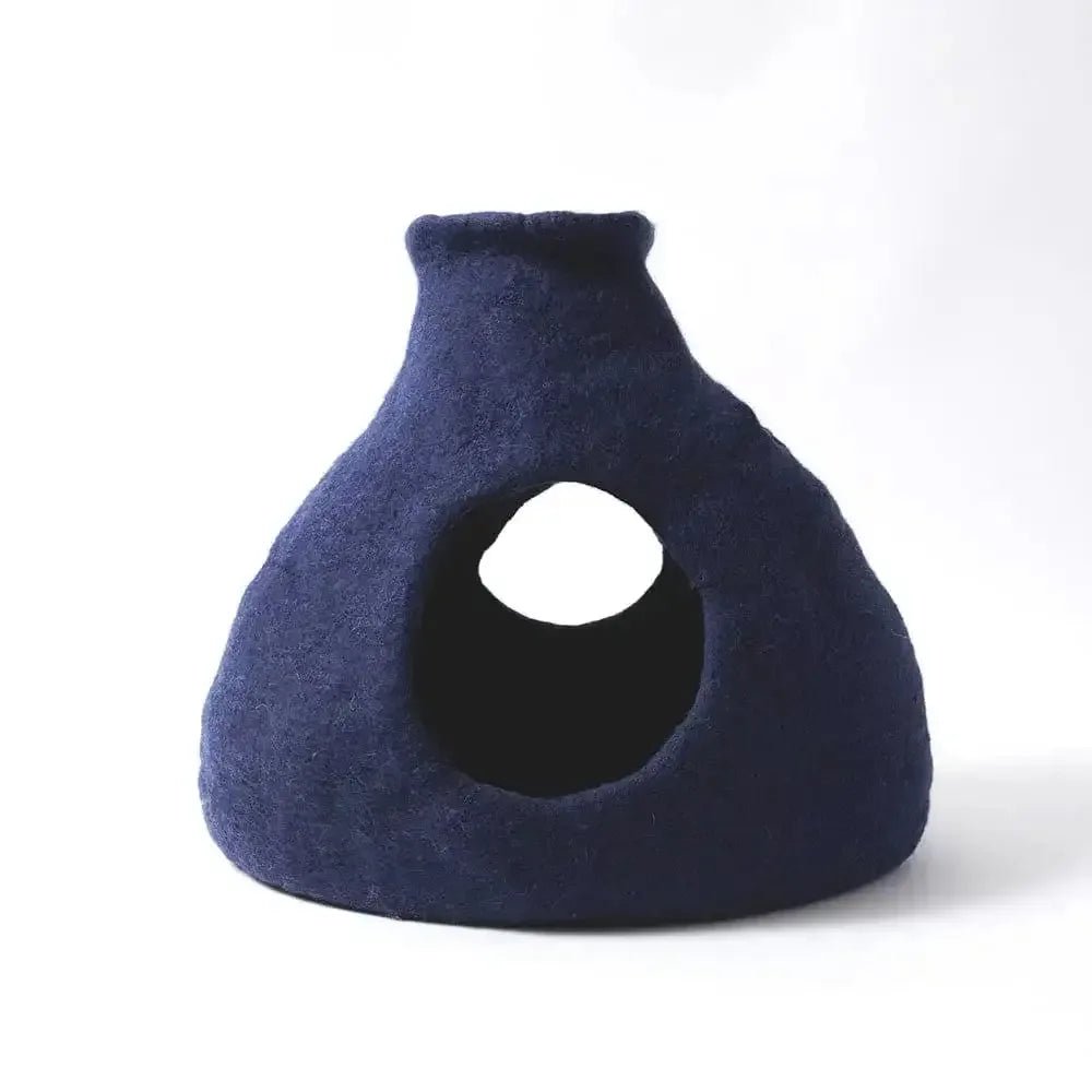 Dharma Dog Karma Cat Wool Pet Cave Purr - a - Boo Small Dogs & Cat Bed - Talis Us