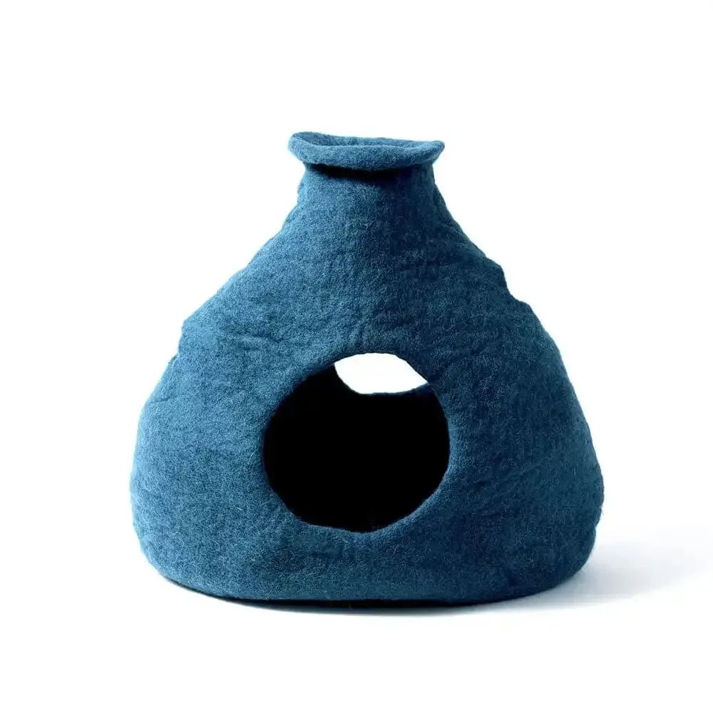 Dharma Dog Karma Cat Wool Pet Cave Purr - a - Boo Small Dogs & Cat Bed - Talis Us