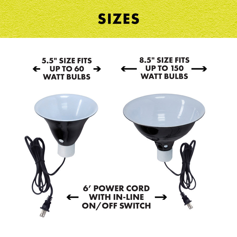 Zilla Reflector Dome Light - Enhance Your Reptile's Habitat with Style and Efficiency
