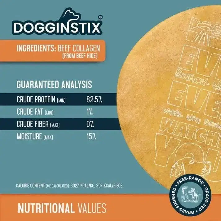 Dogginstix Beef Collagen UFO Dog Chew Treats - Talis Us