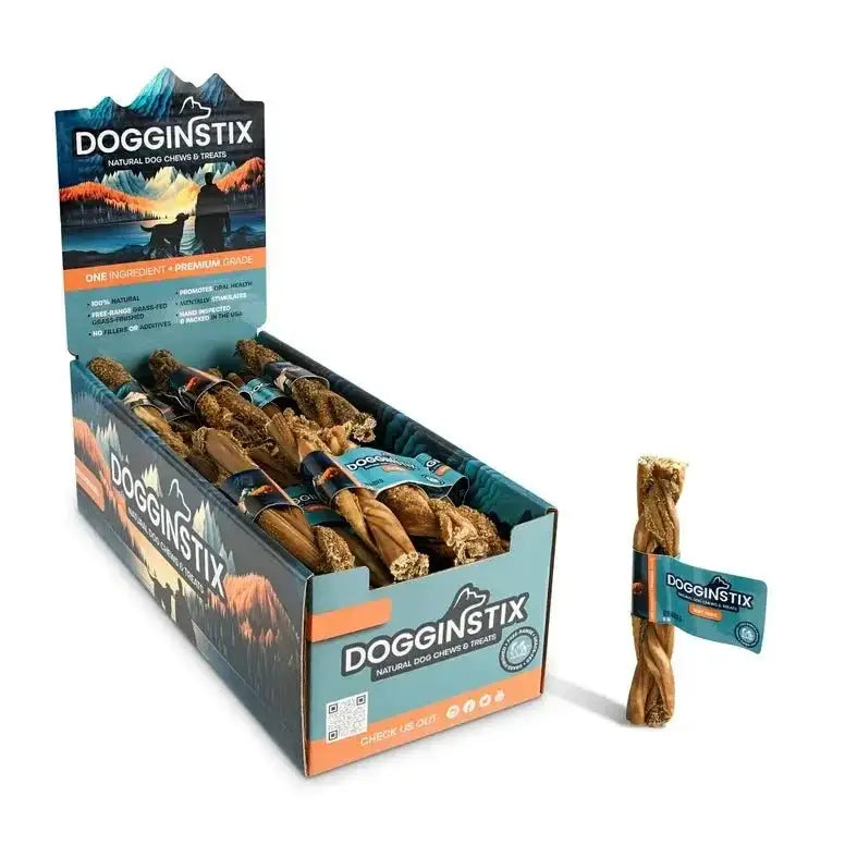 Dogginstix Braided Beef Tripe Sticks for Puppies - Talis Us