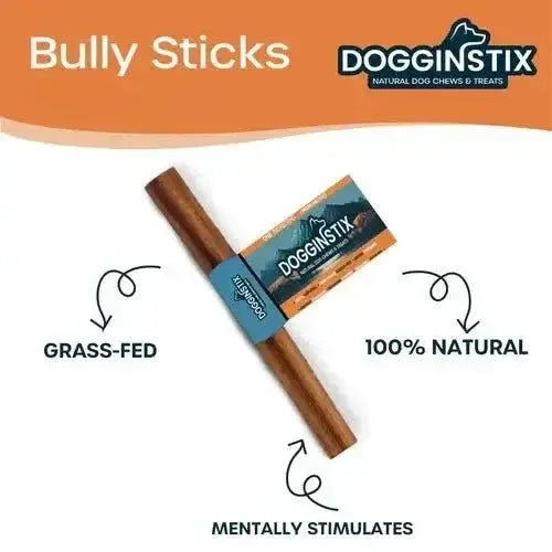 Dogginstix Grass - Fed Natural Bully Sticks Dog Treats - Talis Us