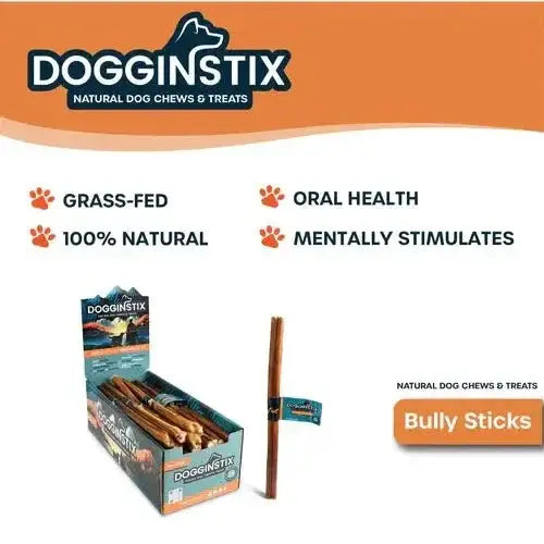Dogginstix Grass - Fed Natural Bully Sticks Dog Treats - Talis Us