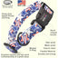 Dogline Biothane Printed Flag Dog Collar with Quick Release Buckle - Talis Us