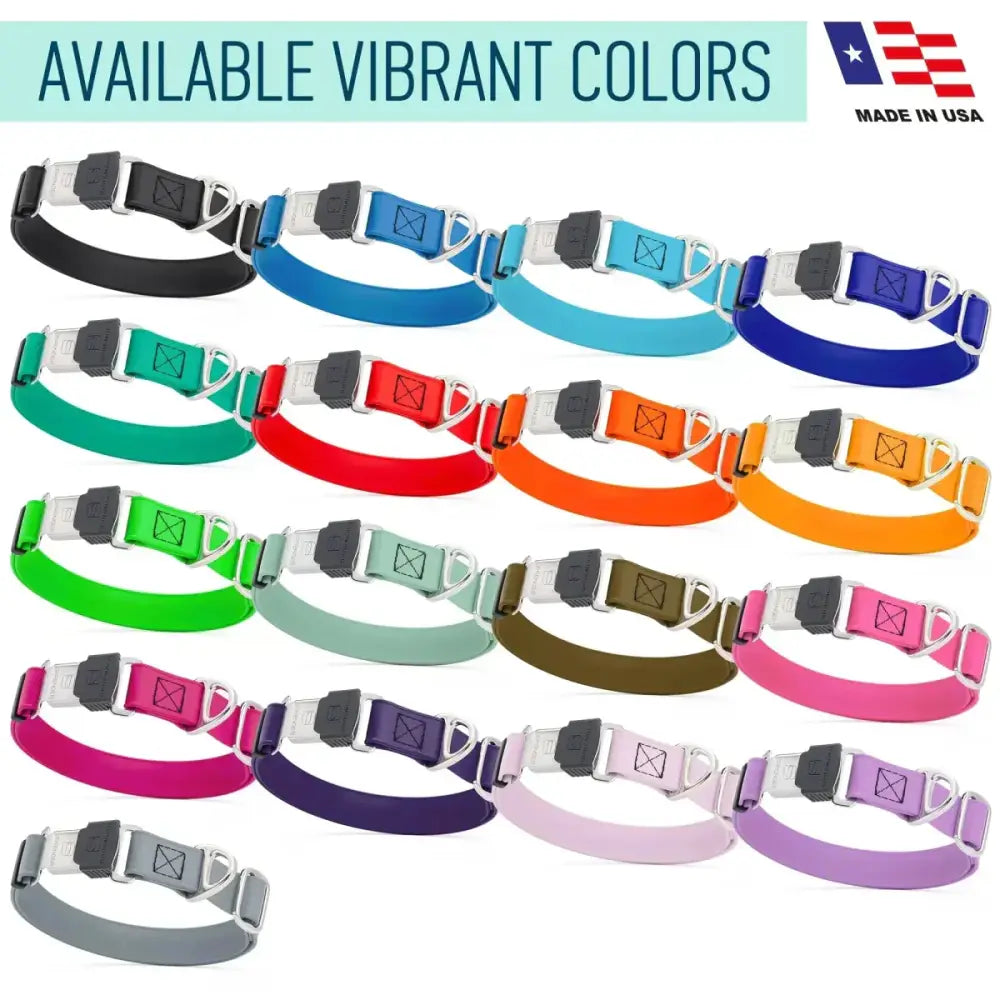 Dogline Biothane Waterproof Dog Collar with Herm Sprenger Stainless Steel Quick Release Buckle - Talis Us