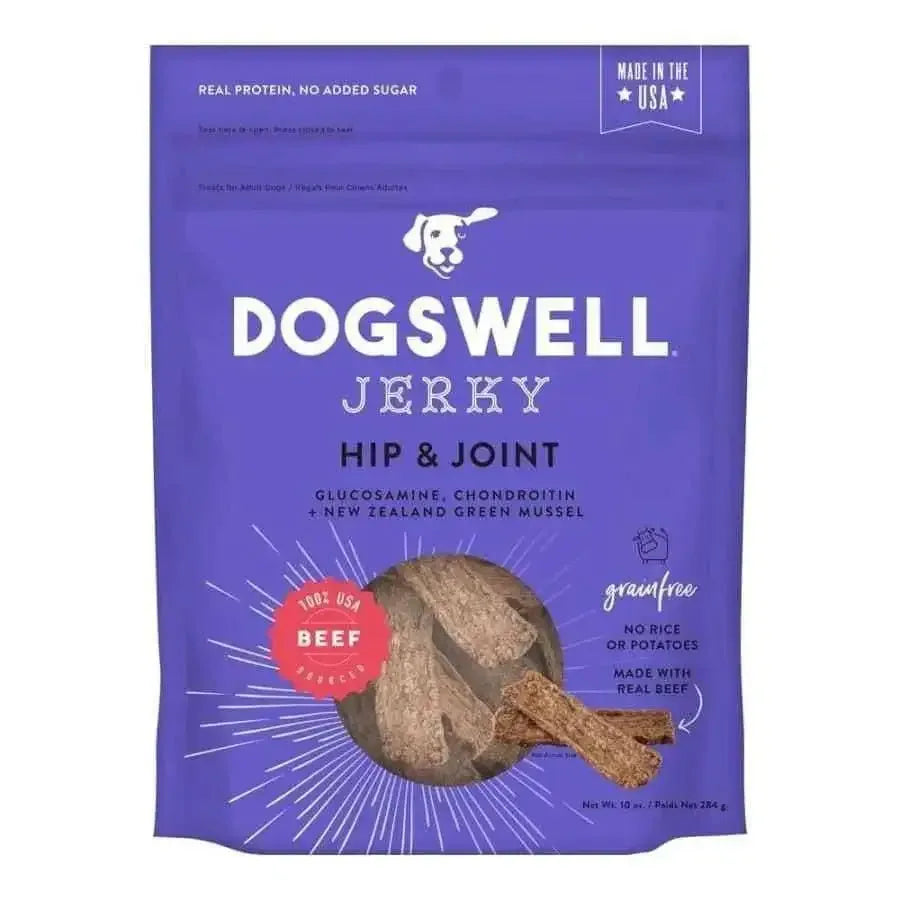 Dogswell Hip & Joint Grain-Free Beef Jerky Dog Treat 10 oz Dogswell CPD