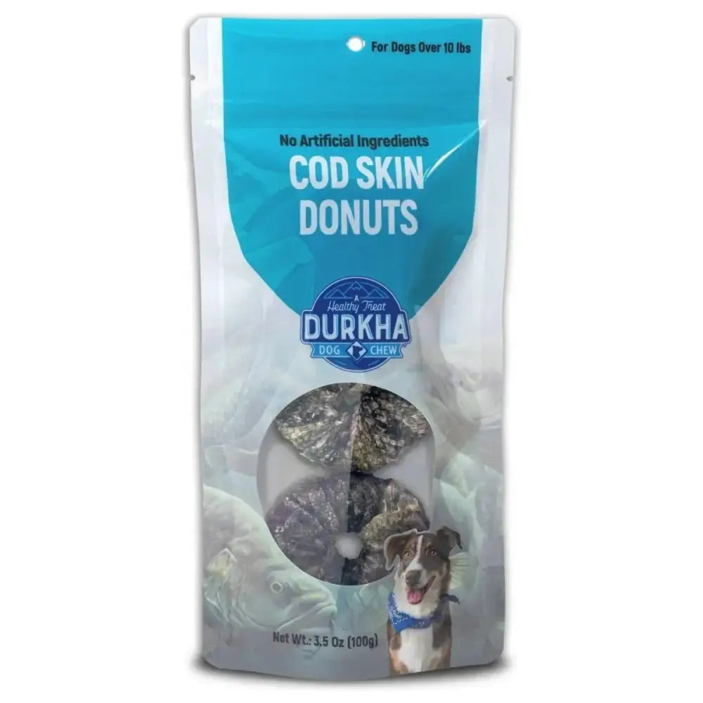 Durkha Cod Skin Donut Dog Treat - Talis Us