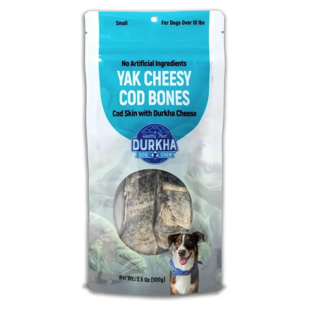 Durkha Himalayan Yak Cheesy Cod Bone Chew Dog Treat - Talis Us