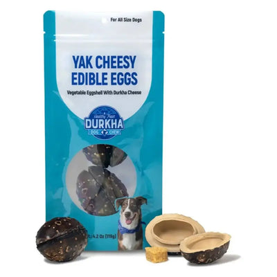 Durkha Himalayan Yak Cheesy Edible Eggs Dog Treat 4.2oz - Talis Us