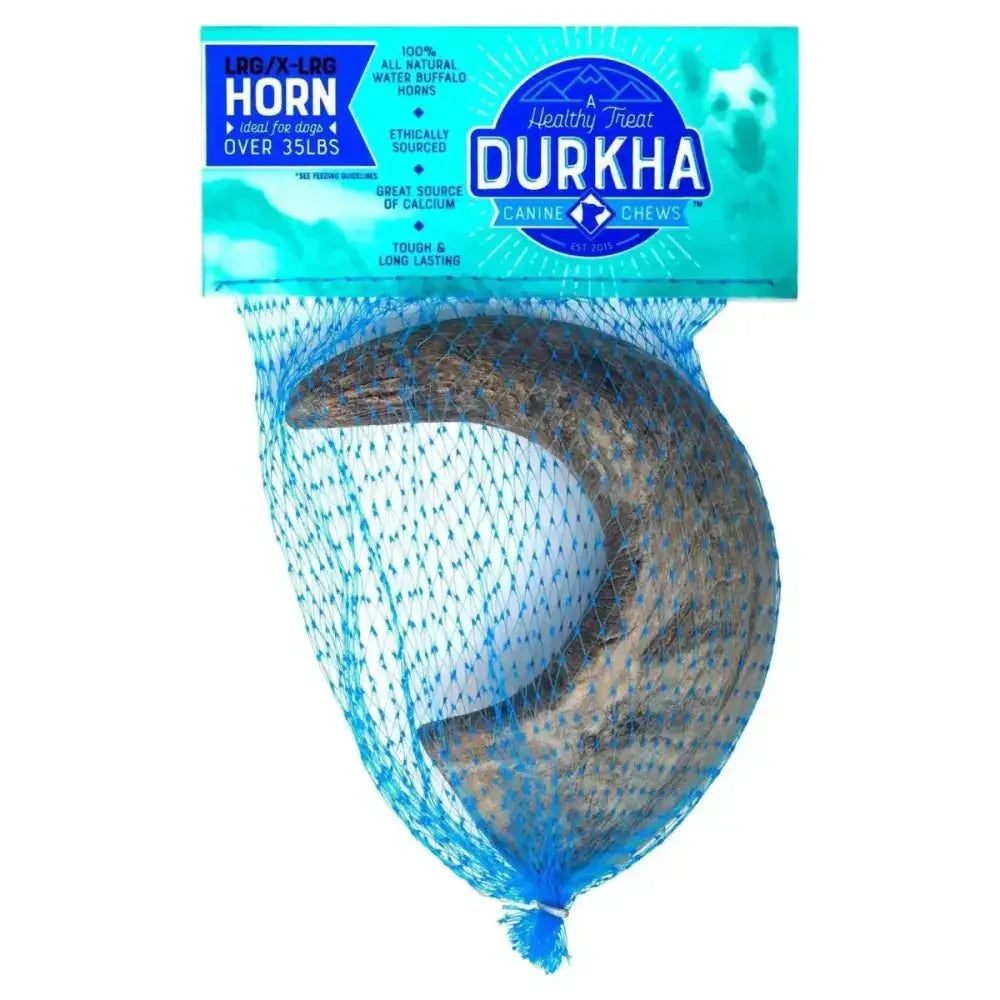 Durkha Natural Water Buffalo Horns for Dogs – Long - Lasting, Natural Dog Treats - Talis Us