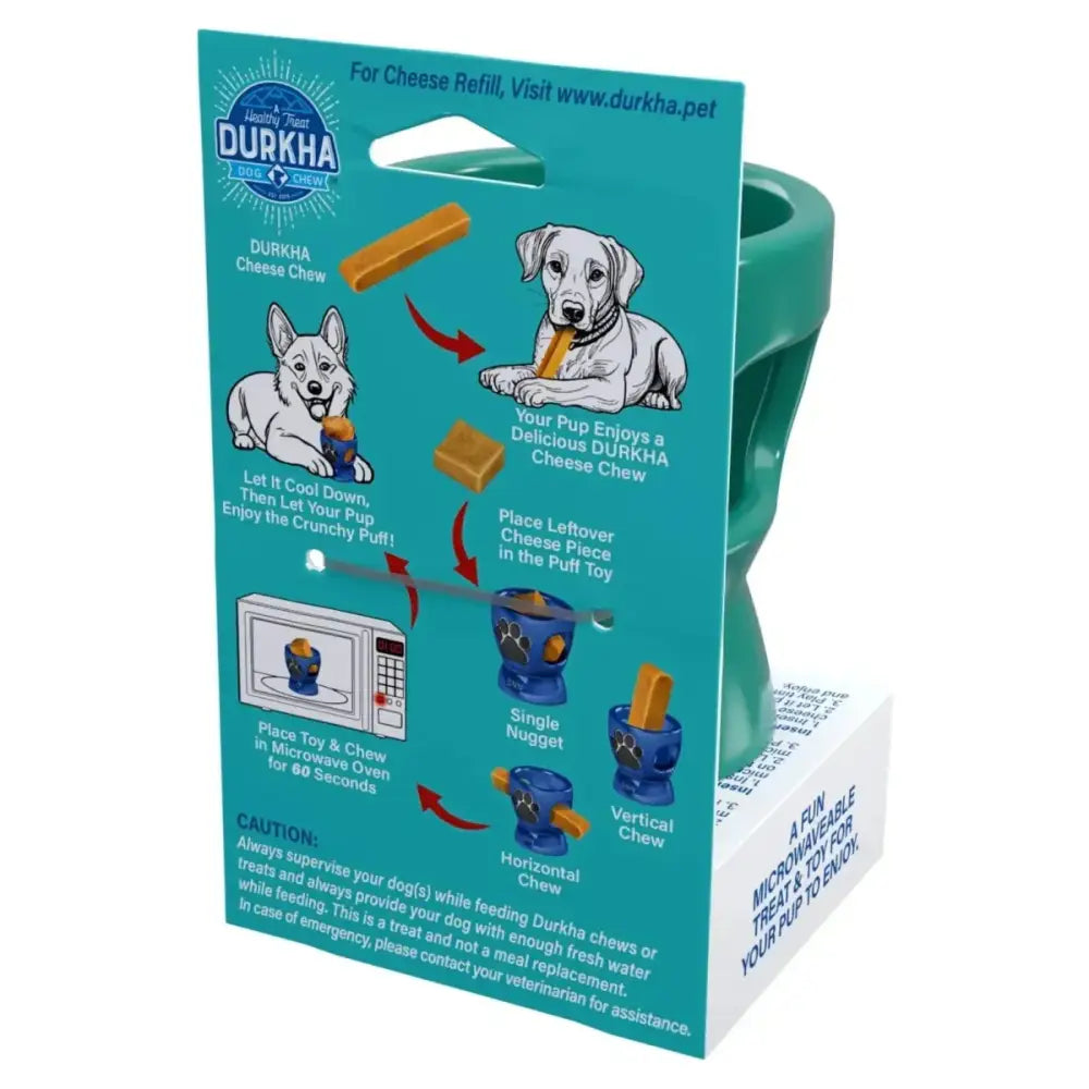 Durkha Puff & Fetch Toy - Yak Cheese Playtime Delight - Talis Us
