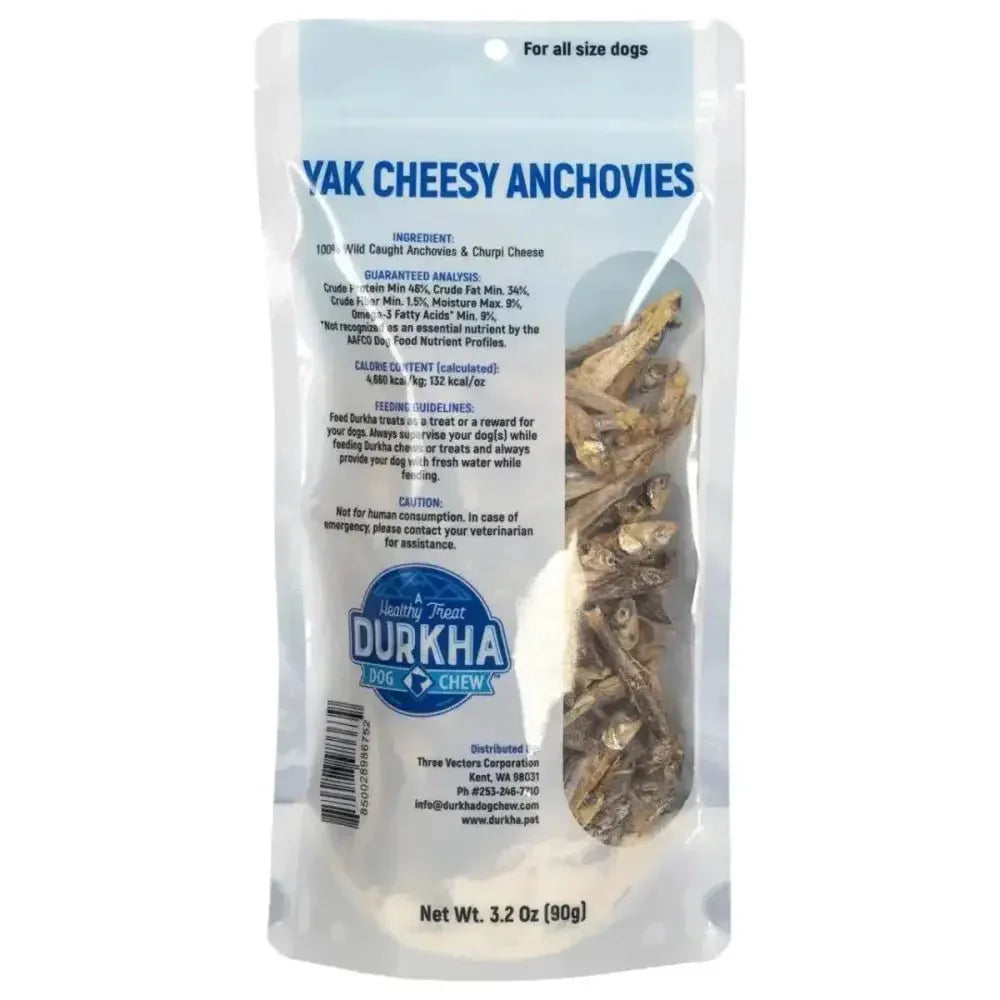 Durkha Yak Cheesy Anchovies Dog Treat - Talis Us
