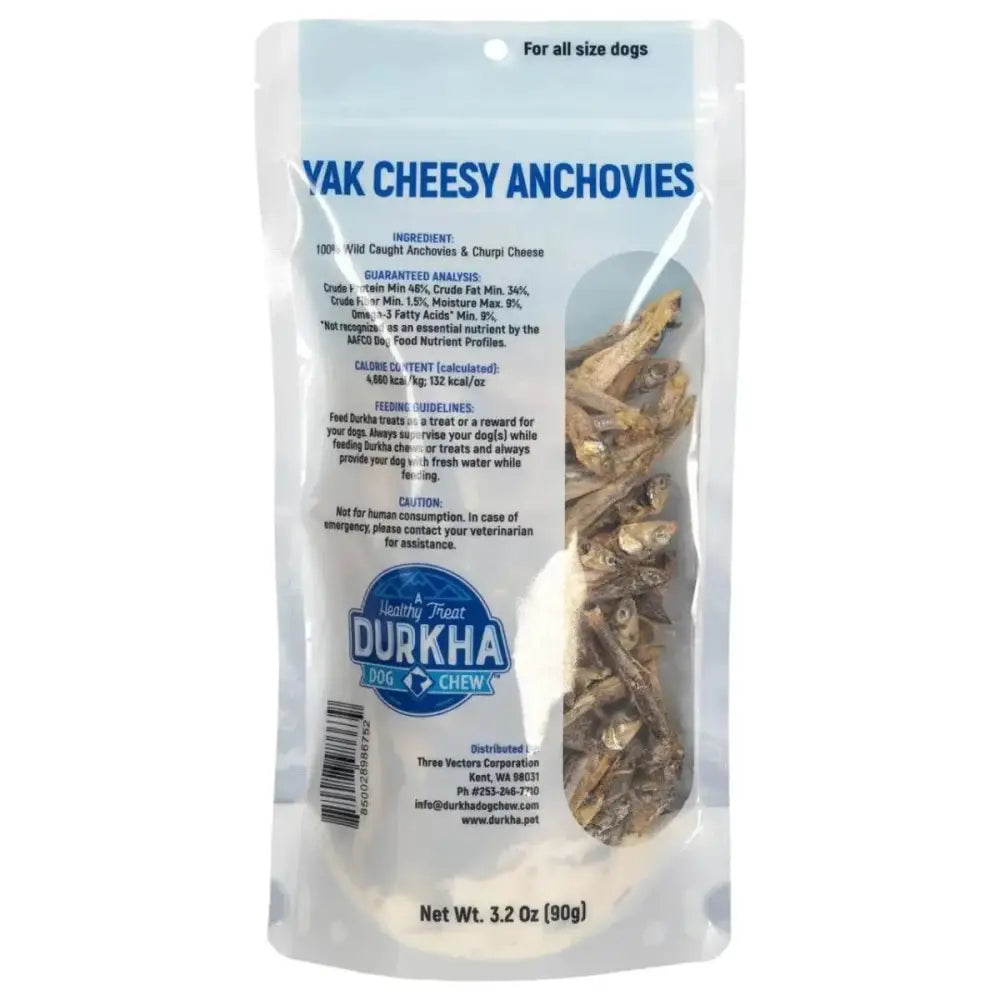 Durkha Yak Cheesy Anchovies Dog Treat - Talis Us