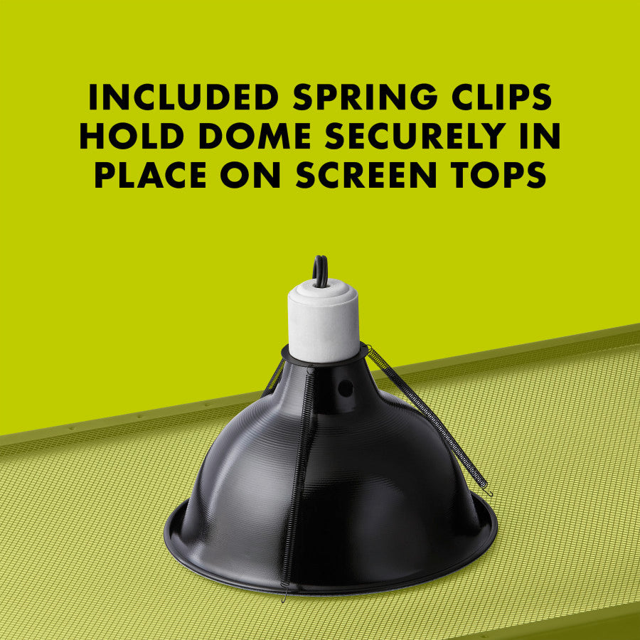Zilla Reflector Dome Light - Enhance Your Reptile's Habitat with Style and Efficiency