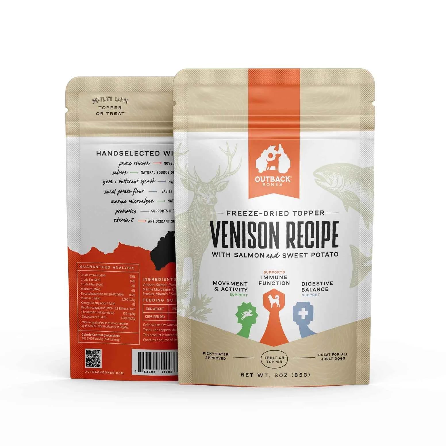 Superboost Freeze-dried Venison Meal Topper 3 oz