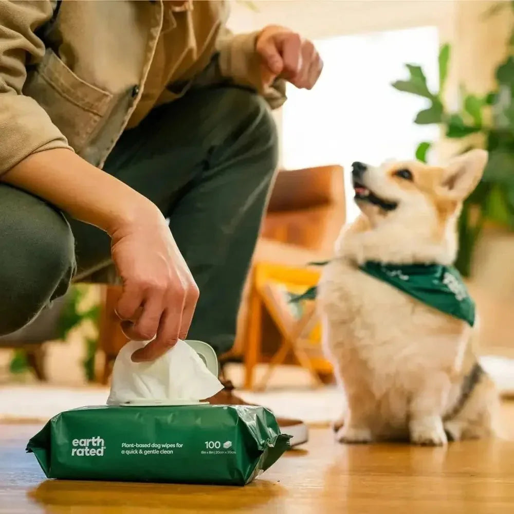 Earth Rated Dog Grooming Wipes 100ct. - Talis Us