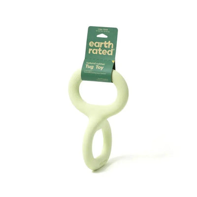 Earth Rated Dog Tug Toy Green Rubber - Talis Us