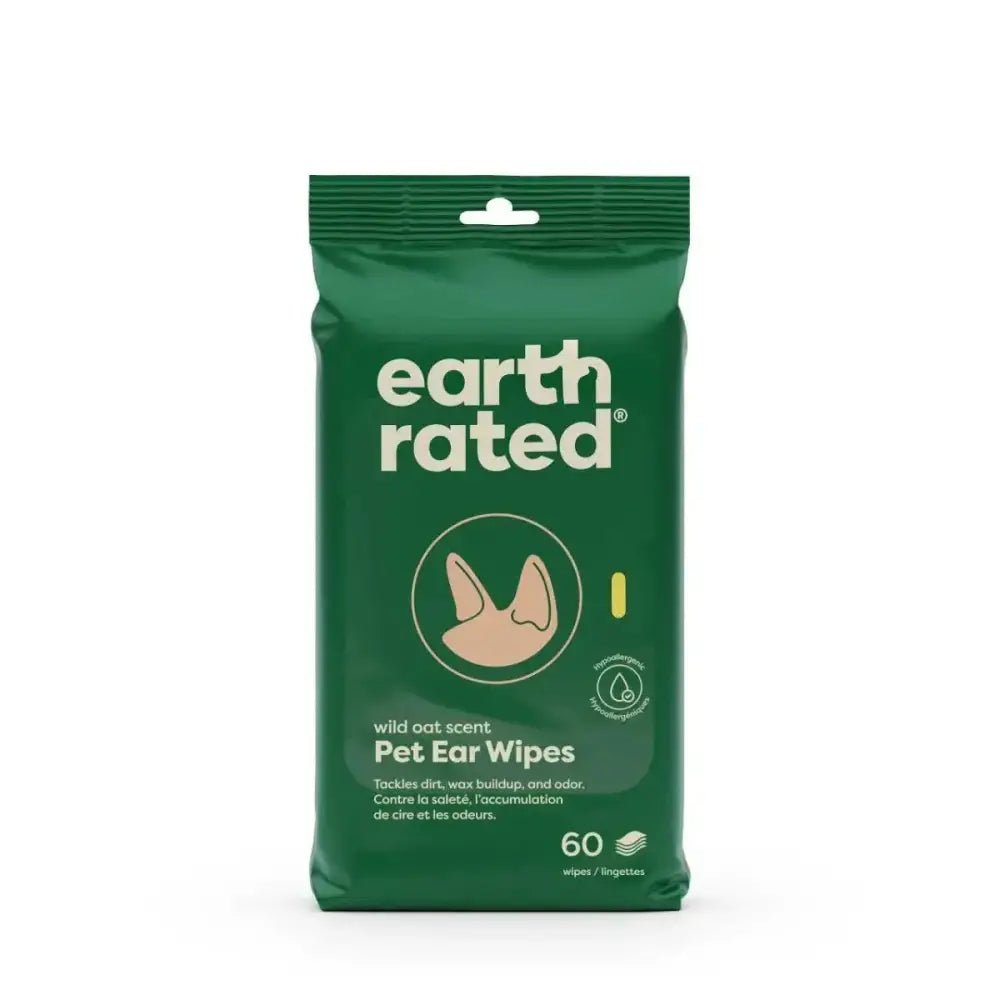 Earth Rated Pet Ear Wipes 60ct - Talis Us