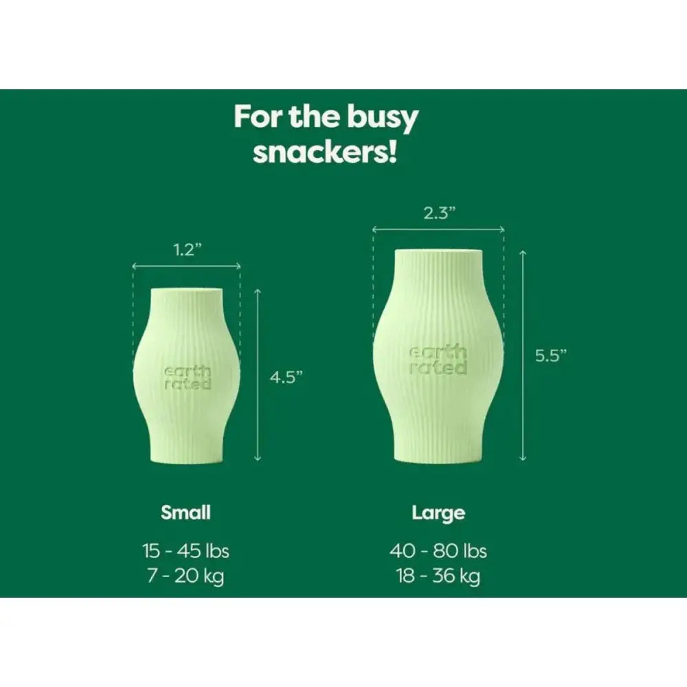 Earth Rated Treat Toy for Dogs Green Rubber - Talis Us