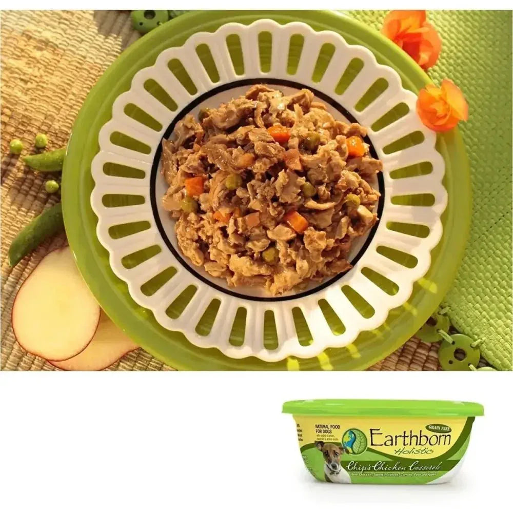 Earthborn Holistic Chip's Chicken Casserole Stew Grain - Free Wet Dog Food 8ea/8 oz - Talis Us
