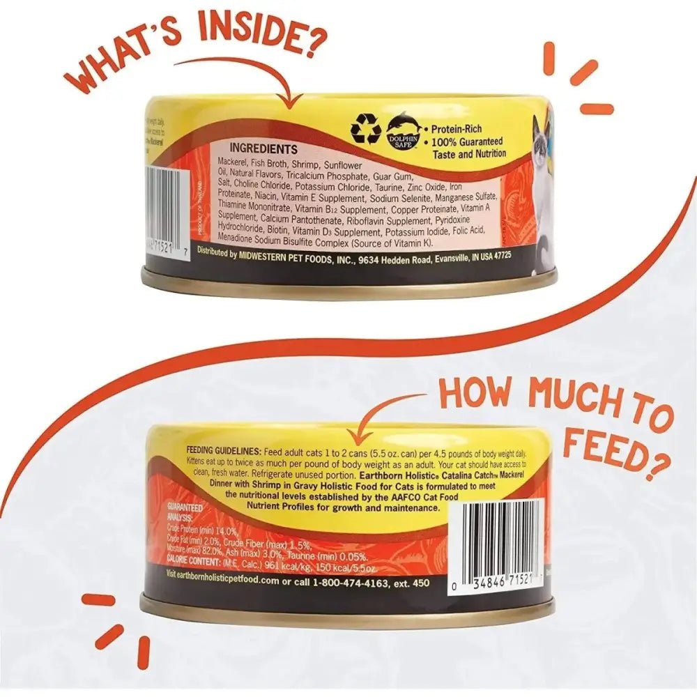 Earthborn Holistic Grain Free Catalina Catch Wet Cat Food - Talis Us