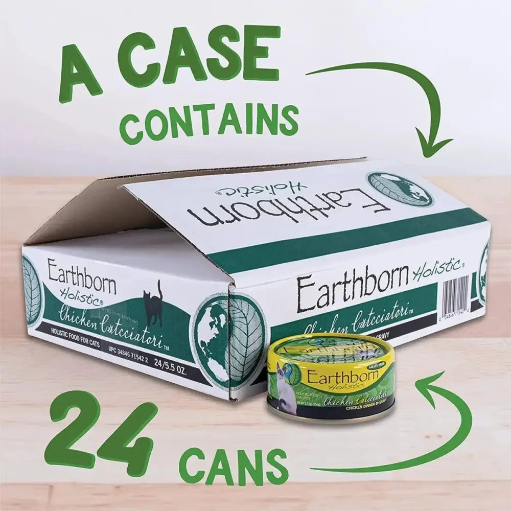 Earthborn Holistic Grain Free Chicken Catcciatori Wet Cat Food - Talis Us
