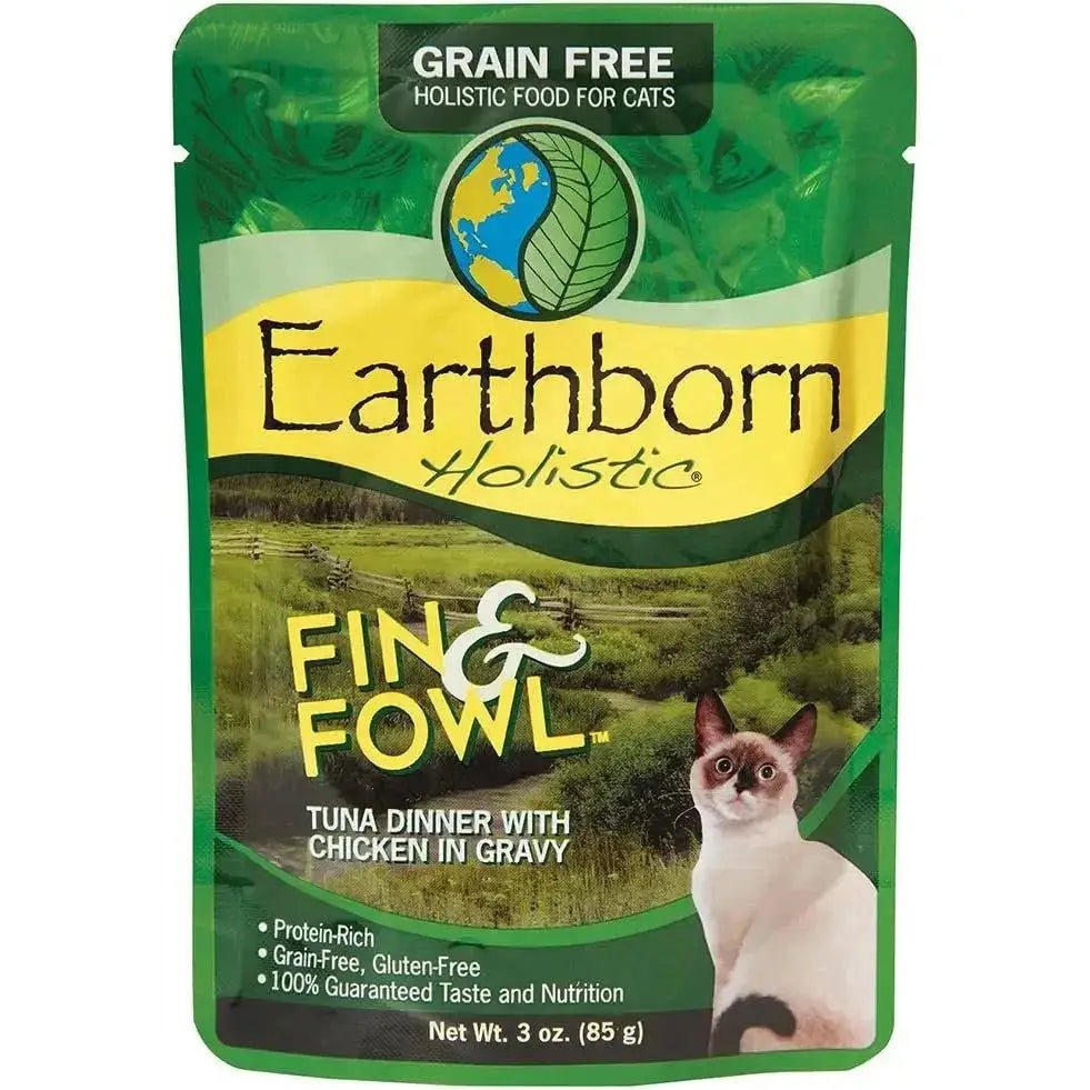 Earthborn Holistic Grain Free Fin and Fowl Wet Cat Food 24ea/3 oz - Talis Us