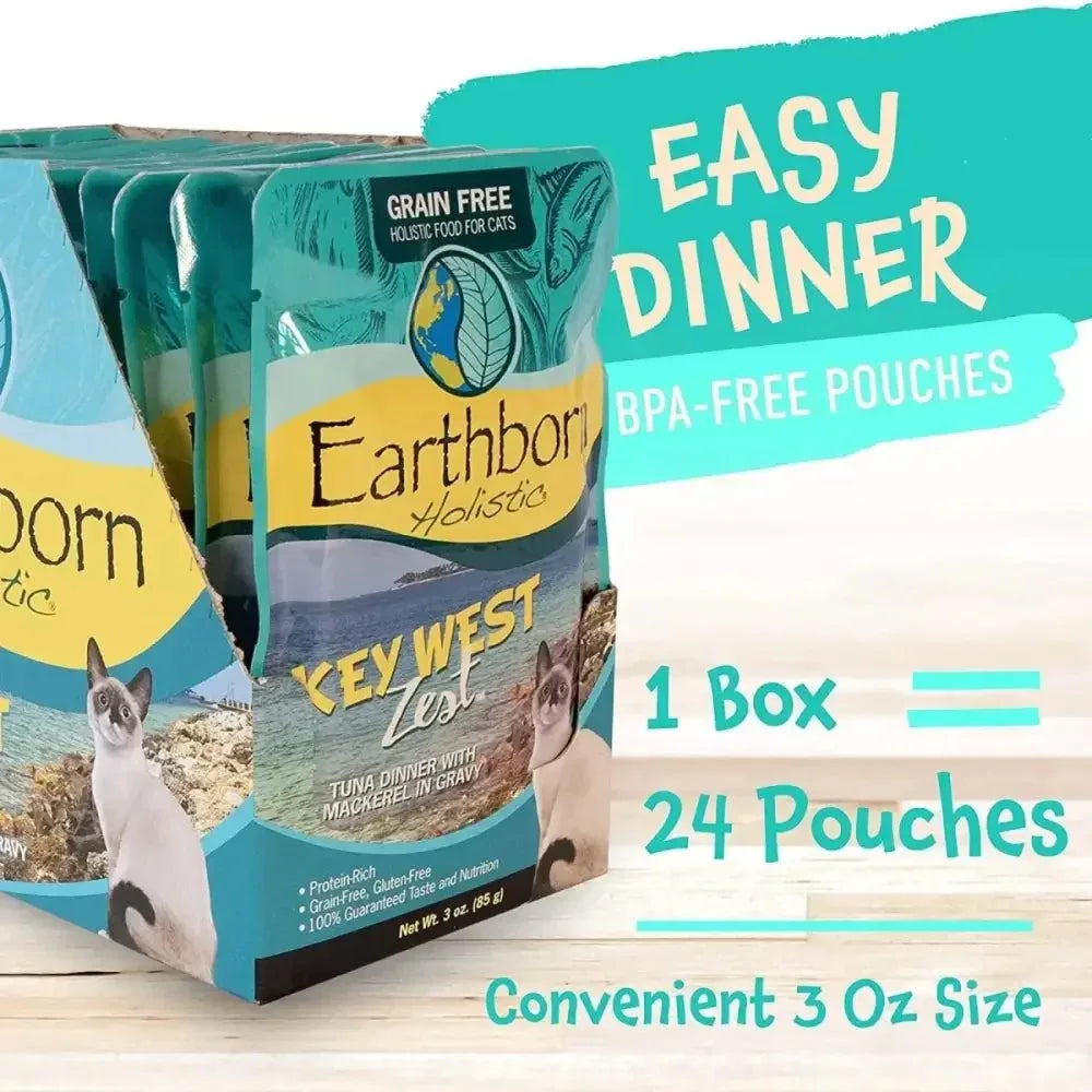 Earthborn Holistic Grain Free Key West Zest Wet Cat Food 24ea/3 oz - Talis Us