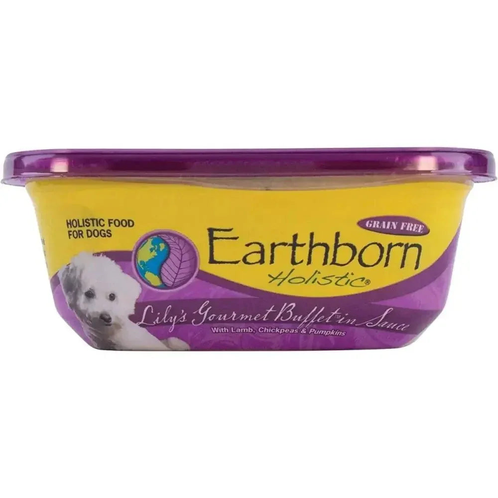 Earthborn Holistic Lily's Gourmet Buffet in Sauce Grain - Free Lamb Wet Dog Food 8ea/8 oz - Talis Us