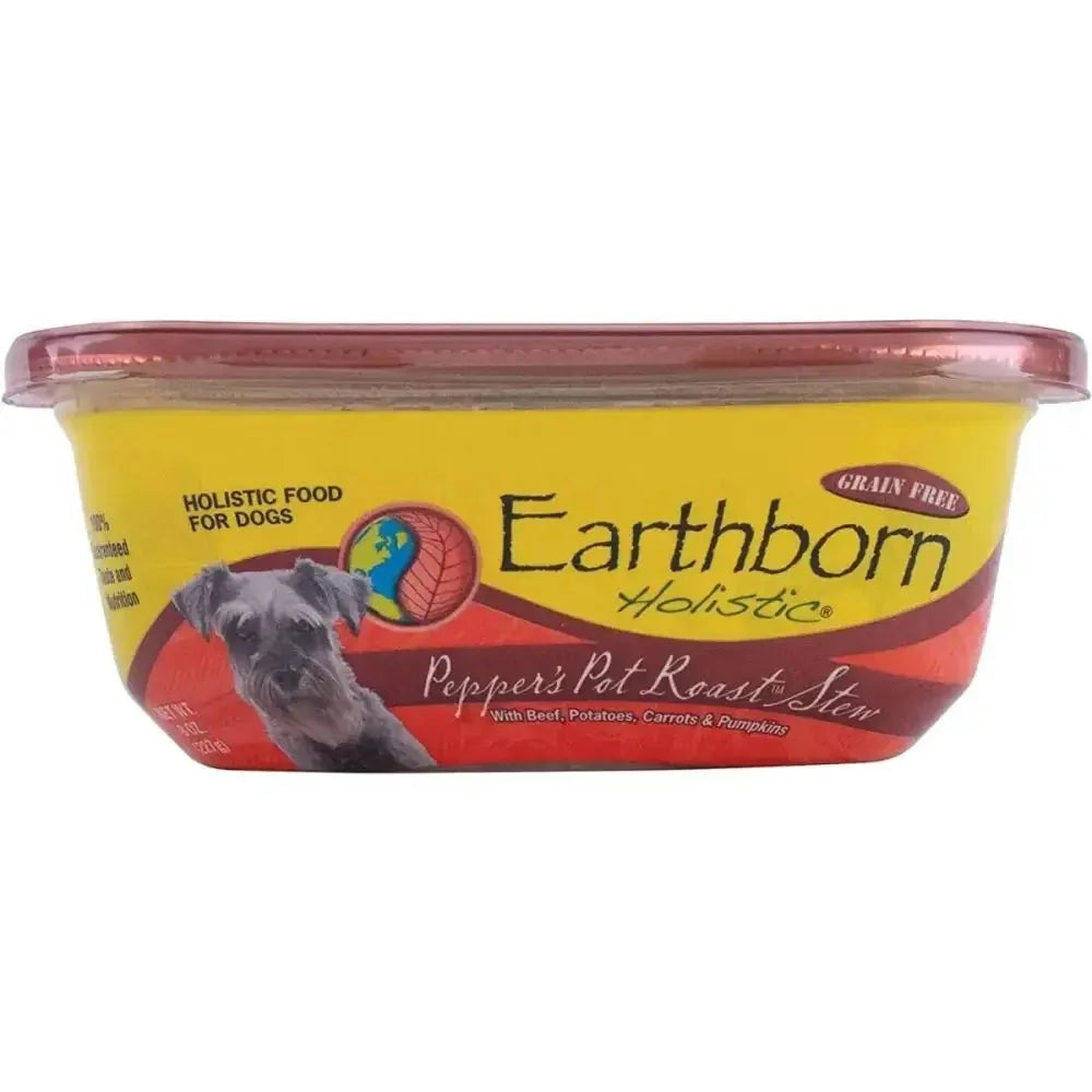 Earthborn Holistic Pepper's Pot Roast Stew Grain - Free Beef Wet Dog Food 8ea/8 oz - Talis Us