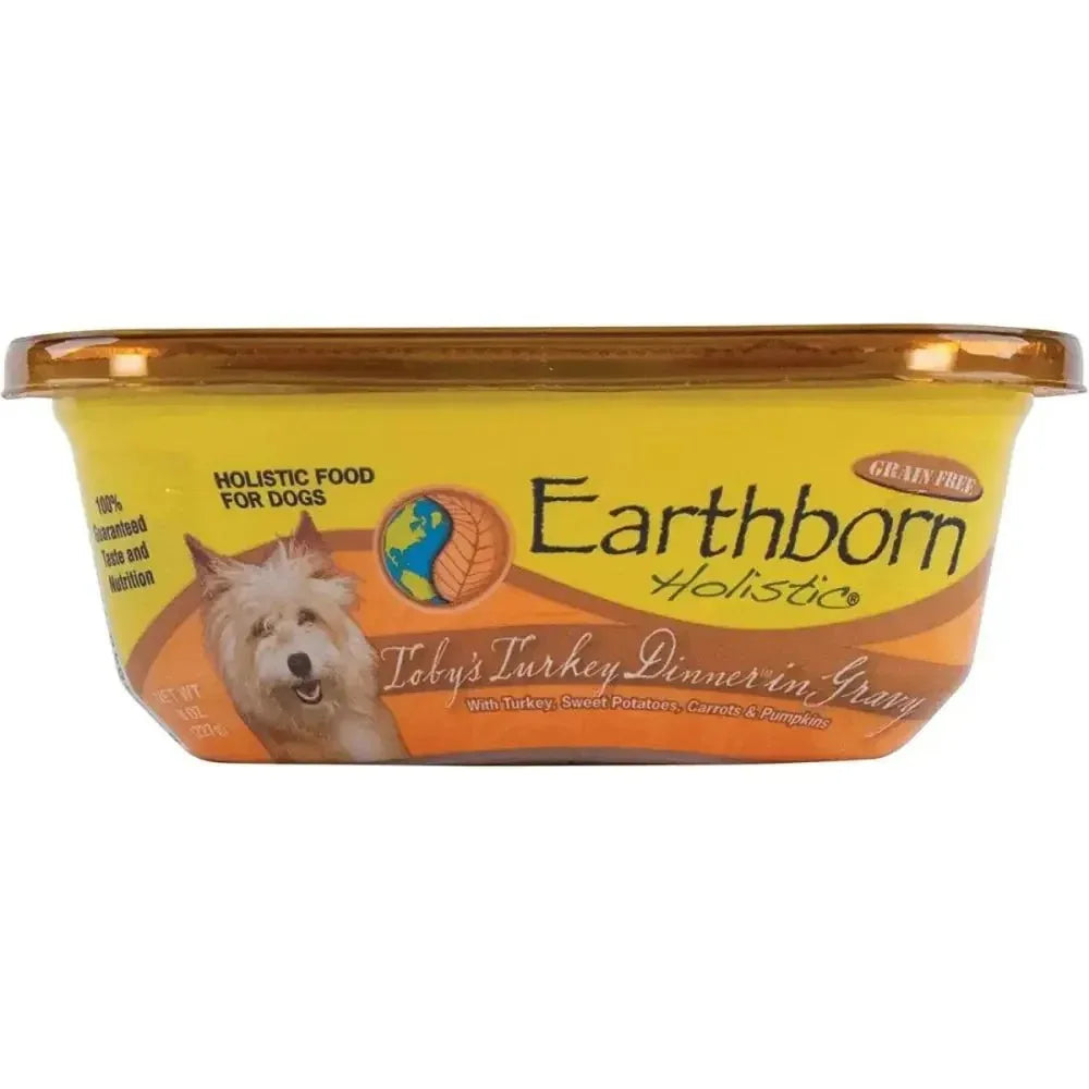 Earthborn Holistic Toby's Turkey Dinner in Gravy Grain - Free Wet Dog Food 8 oz, 8 pk - Talis Us