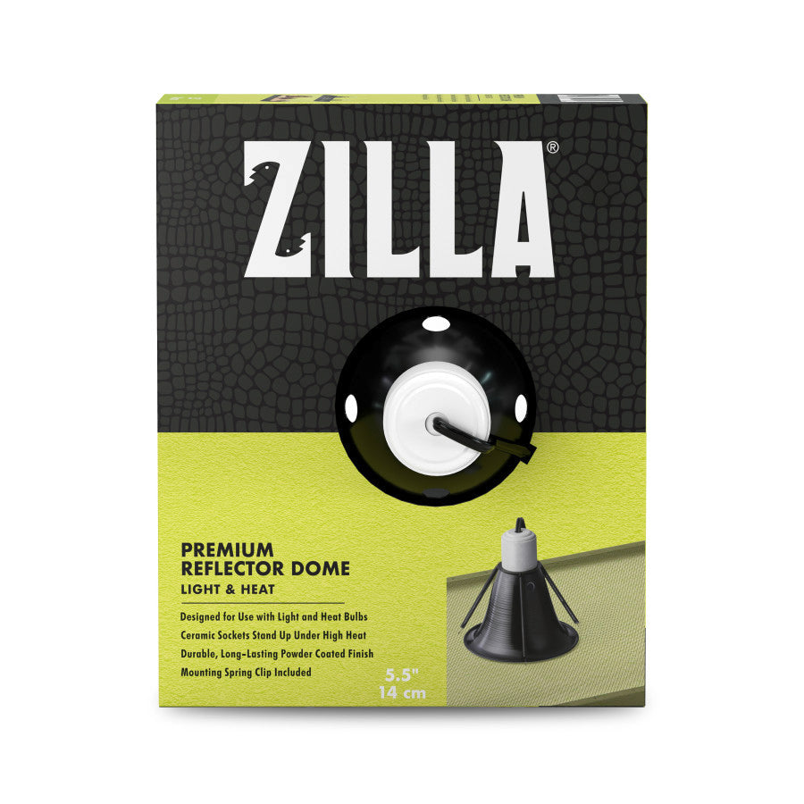 Zilla Reflector Dome Light - Enhance Your Reptile's Habitat with Style and Efficiency