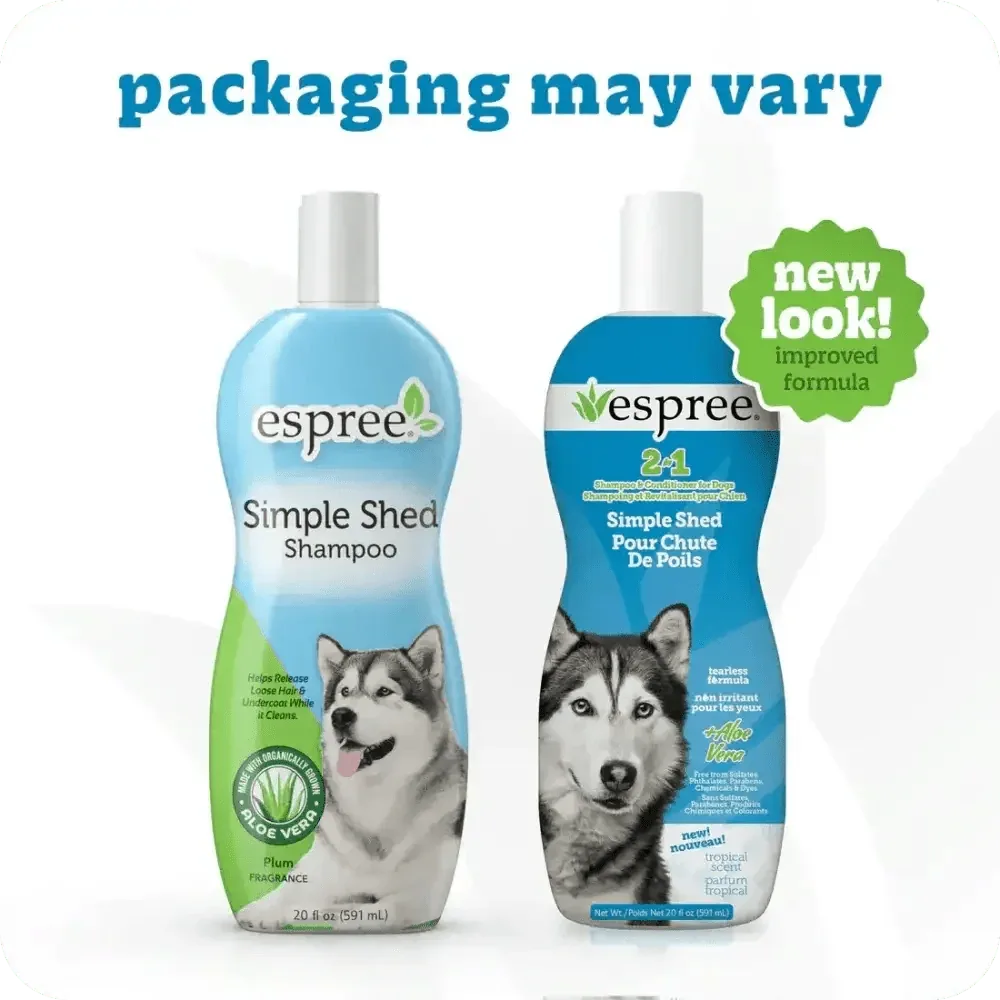 Espree 2in1 Simple Shed Dog Shampoo 20 oz - Talis Us
