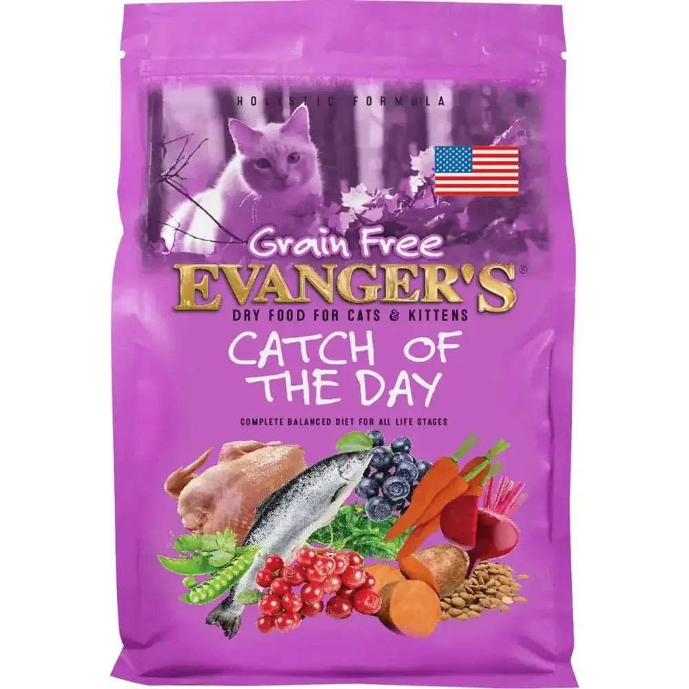 Evanger's Grain - Free Catch of the Day Dry Kitten Food 4.4 lb - Talis Us